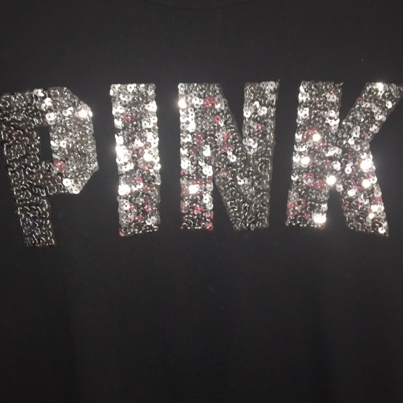 PINK Victoria Secret Black Shirt - Picture 2 of 8